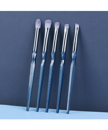 Sapphire Blue Eye Shadow Brush Set - ENZO KEN Diamond Makeup Brushes for Eyes | Professional Eyeshadow Blending & Contouring Tools - Buy Online on GoSupps.com