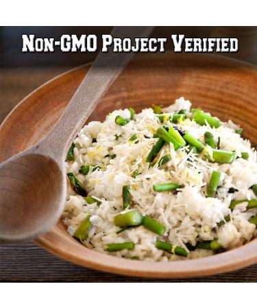 Golden White Arborio Rice - Digestive Support Supplement | Gluten Free, GMO Free, Vegan | Fragrant Medium Grain Rice for Vegetarian Meals - 32 oz - Buy Online on GoSupps.com