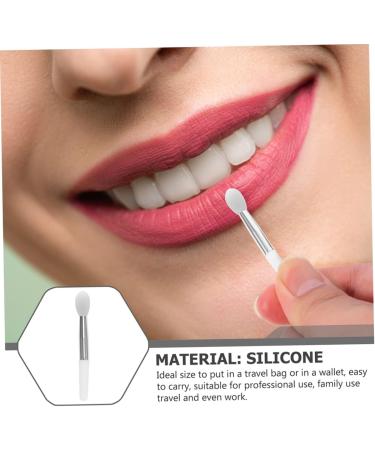 minkissy 5 Sets Lip Gloss Brush Silicone Lipstick Brush Lip Care Applicator Hand Tools Cosmetics Brush Makeup Brush Makeup Use Lipstick Brush Miss Silica Gel White Make up Eye Shadow Brush - Buy Online on GoSupps.com