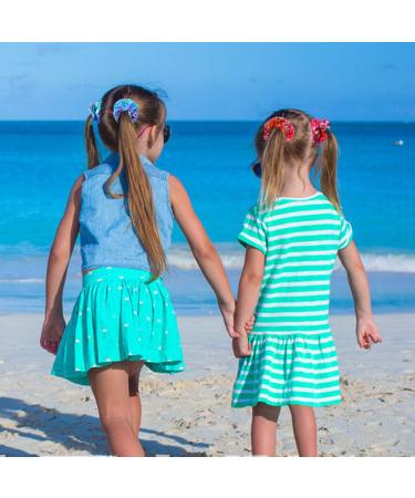 OCATO 24Pcs Shiny Metallic Hair Scrunchies for Girls - Cute Elastic Hair Bands for Ponytails - Hair Accessories with Gift Bag - Ideal for Gym, Dance, Party - Buy Online on GoSupps.com