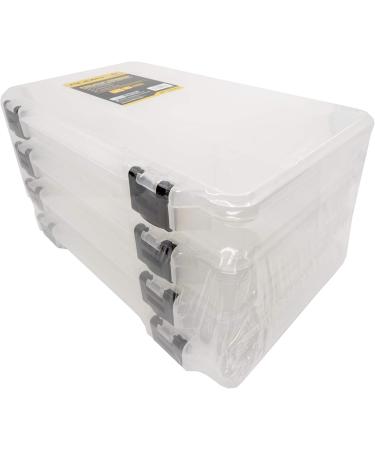 Plano ProLatch 3700 StowAway 4-Pack - Clear/Black - ProLatch Locking System - Transparent Design - Fits 3700 Series Tackle Bags - Buy Online on GoSupps.com