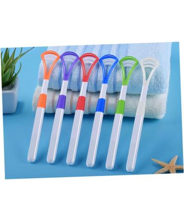TOVINANNA Tongue Scraper & Cleaner - Best Tongue Brush for Fresh Breath | Adult Tongue Cleaning Tools - Buy Online on GoSupps.com