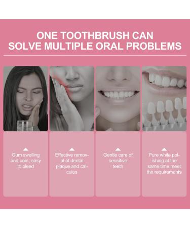 1 Set Electric Toothbrush for Kids - Soft Bristle USB Powered Oral Care | Pink Children's Toothbrush - Practical & Gentle Cleaning Brush - Buy Online on GoSupps.com