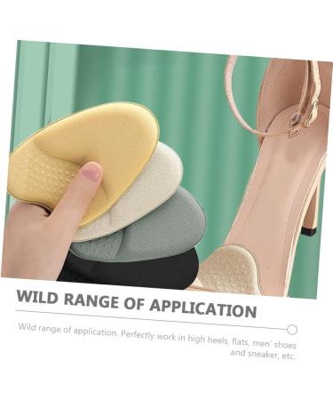 FOMIYES 3 Pairs Non-Slip Flannel Forefoot Cushions - Replaceable High Heel Insole Pads for Comfort & Support - Buy Online on GoSupps.com