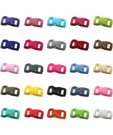 Buy Hongci 101ft Rainbow Paracord Rope + 30 Mini Buckles - Durable Nylon for Bracelets & Outdoor Use - Buy Online on GoSupps.com