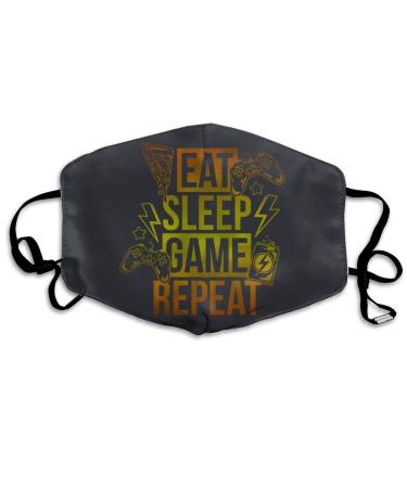 Breathable premium facial protection envelope Eat Sleep Game Repeat Women Men Anti Wind Staub Protection Protective cover for skiing camping travel safety daily use