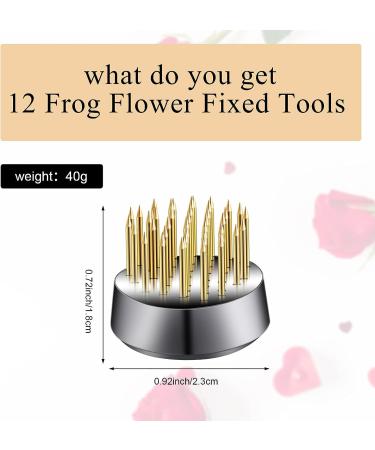 12-Piece Flower Frog Holder Set for Floral Arrangement and Plant Decoration - Buy Online on GoSupps.com