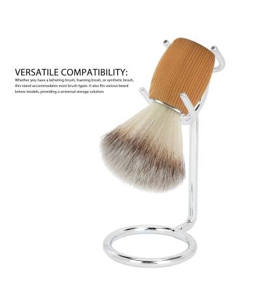 Premium Stainless Steel Shaver Holder | Razor & Brush Stand for Men & Barbers - Best Drying Solution - Buy Online on GoSupps.com