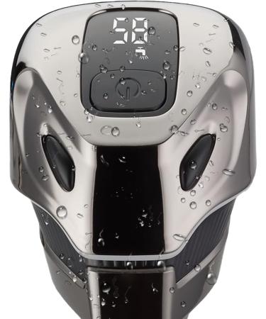 Eurobuy 5 in 1 Head Shaver Kit for Bald Men 7D Floating Electric Razor Cordless Hair Clippers Rechargeable Waterproof Bald Head Grooming Kit - Buy Online on GoSupps.com
