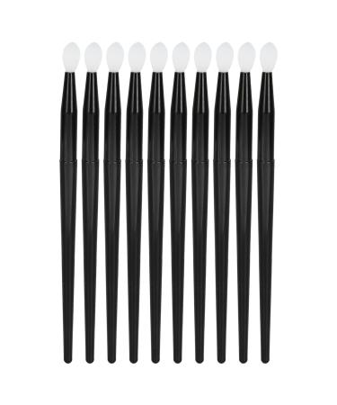 10 Pieces Silicone Lip Brushes Set Portable Long Handle Lip Gloss Applicator Reusable Facial Makeup Brush Set for Salon Home