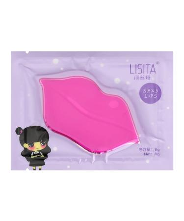 DeliSoul Pink Crystal Lip Masks - 20 Piece Collagen Lip Pads for Hydrating, Plumping, and Anti-Aging - Buy Online on GoSupps.com