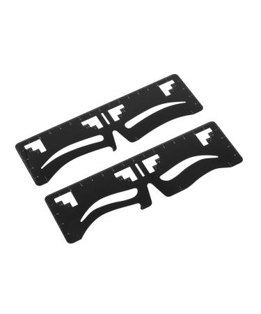 NOLITOY 8 Pcs Eyebrow Ruler Eyebrow Auxiliary Ruler Eyebrow Tools Makeupset Eyebrow Shaper Make up Template