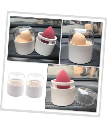 FRCOLOR 8 Pcs Beauty Egg Holder Portable Cotton Pad Case & Makeup Sponge Stand for Travel | Esponjas Para Maquillaje - Buy Online on GoSupps.com