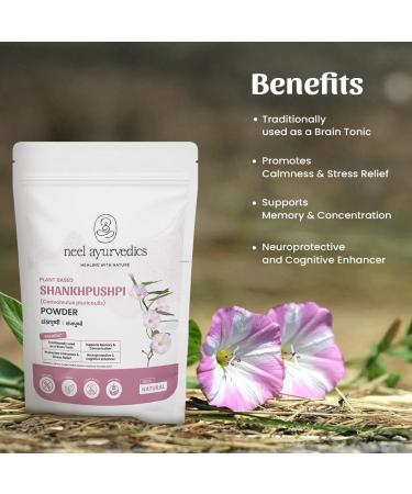 Neel Ayurvedics Shankhpushpi Shankhini Powder 300 GM - Buy Online on GoSupps.com