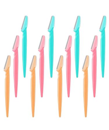 12 Pieces Eyebrow Razor Eyebrow Razor Eyebrow Razor for Face Body Eyebrows Women 12 Pieces