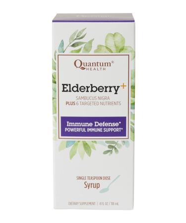 Quantum Elderberry-C Syrup 4 oz 4 Fl Oz (Pack of 1)