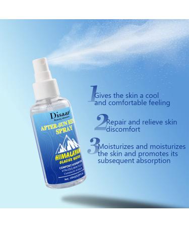 After Sun Repair Spray | Himalayan Glacier Water | Hydrating Moisturizer for Skin | 150ml/5.07oz - Buy Online on GoSupps.com