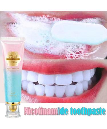 Dentifrice blanchissant la niacinamide Le dentifrice blanchissant la niacinamide limine les taches et rafra chit l'haleine - Buy Online on GoSupps.com