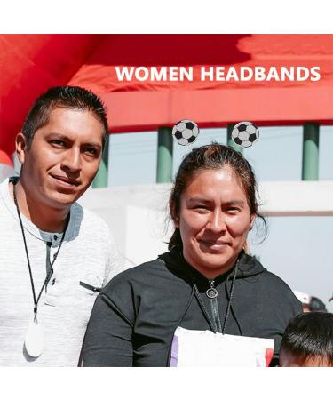 Beaupretty Football Headband Sports Headband Soccer Ball Head Bopper Football Hairband Cheer up Headband for Boys and Girls White 1 - Buy Online on GoSupps.com