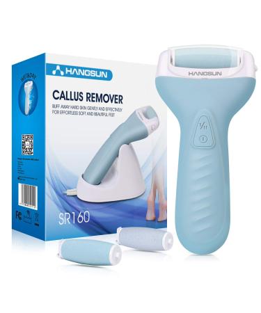 Hangsun Callus Remover for Feet Electronic Foot File Pedicure Tools Professional Pedi Perfect Electric Dead Hard Skin Removal Kit SR160 with IPX7 Waterproof Wet&Dry Use 1 Count (Pack of 1)