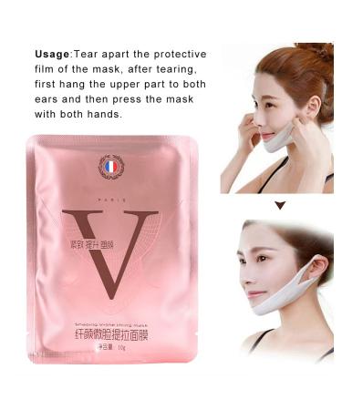 V Line Lift Face Mask - Double Chin Remover & Shaping Treatment (5PCs) | Slimming & Firming Chin Straps - Buy Online on GoSupps.com