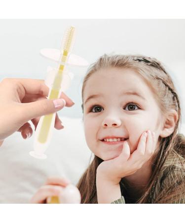 Beaupretty 4pcs Baby Toothbrush Set | Infant Suction Toothbrush | Silicone Oral Cleaner for Newborns | Best Baby Mouth Cleaner - Buy Online on GoSupps.com