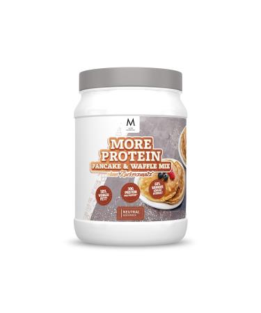 More protein pancakes and waffle mix neutral 450 g without adding sugar for fluffy delicious high protein pancakes tested quality-made in germany