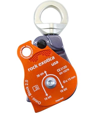 Rock Exotica Omni-Block Pulley Orange 2.0 - High-performance Single Pulley - Buy Online on GoSupps.com