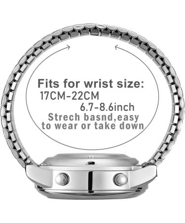 Hearkent Atomic Digital Talking Watch for Seniors - US Signal Auto Time & Date Large Numbers Loud & Clear - Perfect Gift for Older Adults - Buy Online on GoSupps.com