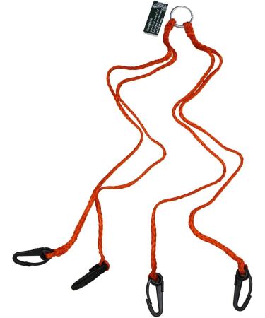 KUFA 1/4 Diameter x 100' Leaded Rope Combo - Float, Harness, Clipper, Bait Bag - Red/White - Buy Online on GoSupps.com