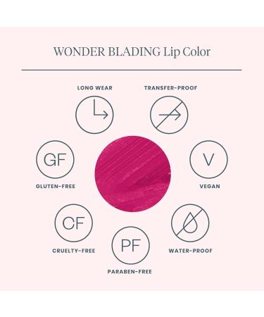 Wonderskin Wonder Blading Darling Stain & Go Lip Stain Masque - Long Lasting & Waterproof Formula - Buy Online on GoSupps.com