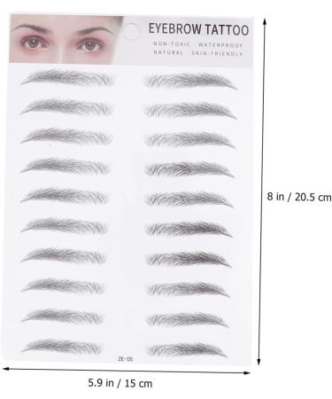Beavorty Thickitstickitbrow 4 Pcs 3d Eyebrow Stickers Cosmetology Kit Hair Kit Makeup Kit Eyebrow Shaping Bionic Woman The Lazy 1 count (Pack of 1) Blackx2pcs - Buy Online on GoSupps.com