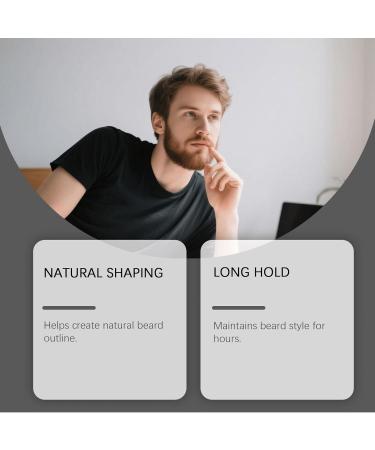 Huile de soin de la barbe pour hommes - D finit les contours naturels de la barbe adoucit et fa onne les poils du visage hydratant simple pour les soins quotidiens (1pcs) - Buy Online on GoSupps.com
