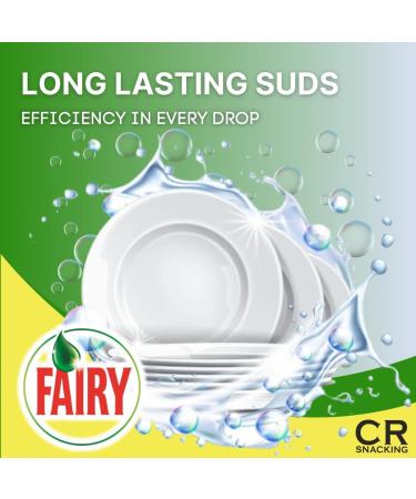 FAIRY LEMON WASHING UP LIQUID (10 x 320ml) - Fairy Dishwash Liquid Washing Up Liquid | Washing Liquid Fairy | Fairy Lemon Washing Up Liquid Yellow | Fairy Liquid Cleaner - Buy Online on GoSupps.com