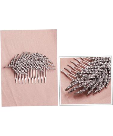 Angoily Bridal Headpiece Bridal Hair Accessories Pearl Hair Accessories Rhinestone Hair Clip Rhinestone Hair Comb Wedding Hair Comb Pearl Hair Clip Tiara Dress Bride Hair Dryer - Buy Online on GoSupps.com