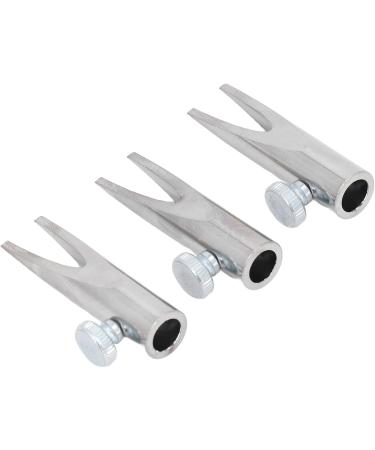 Metal Eyebrow Pencil Sharpener Lightweight Aluminum Alloy U-Shaped Effective Eyebrow Sharpening Tool for Home (Silver) - Buy Online on GoSupps.com