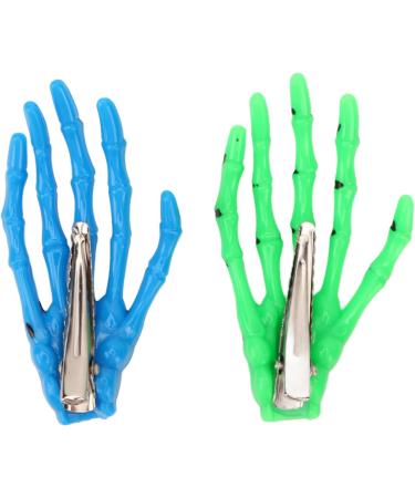 6 Pieces Hair Clips Halloween Hair Accessories for Women and Girls Skeleton Hand Hair Clips Punk Horror Bone Hair Clip for Party Cosplay - Buy Online on GoSupps.com