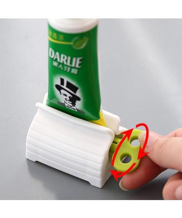 Squeezer Clip Holder Roll Toothpaste Holder Lazy Face Washer Automatic Toothpaste Squeezer Multi-Color Options Size (2.9 * 1.4 * 1.6) inches Red - Buy Online on GoSupps.com