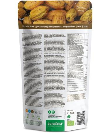 Purasana Organic cocoa powder - 200 g raw bitter cocoa without sugar vegan & certified organic - Buy Online on GoSupps.com