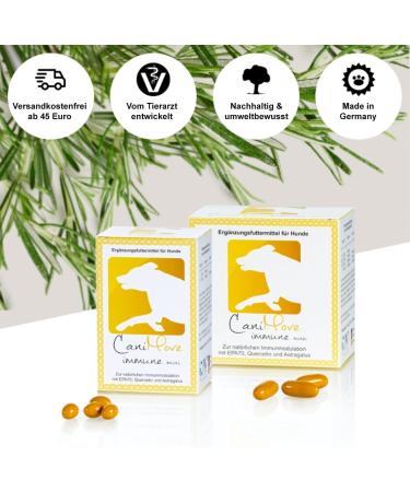 Canimove Immune Maxi Double Pack - 200 Capsules for Immune Support & Optimal Omega-3 Supply | International Shipping - Buy Online on GoSupps.com