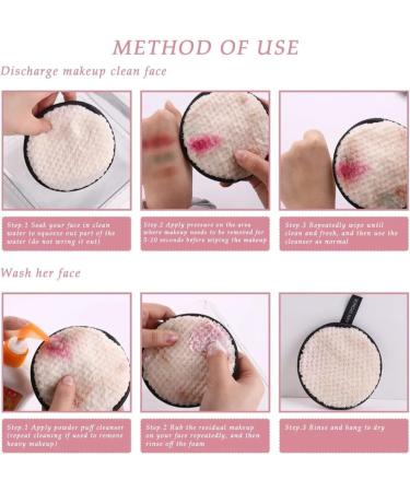 Buy SHISHI Reusable Makeup Remover Pads - Multicolor Facial Cleansing Puffs - Eco-Friendly Double Layer Sponge (Pack of 5) - Perfect for Home & Salon Use - Buy Online on GoSupps.com