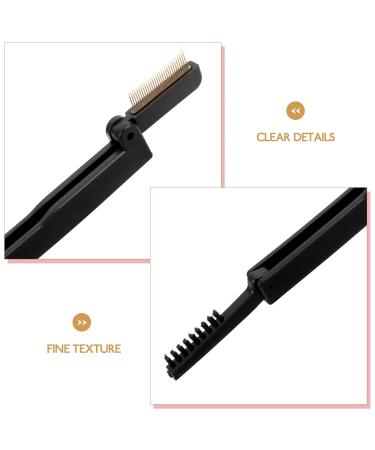 NOLITOY Folding Eyelash Comb & Brow Brush - Dual Sided Lash Separator for Women | Perfect Lash Mascara Applicator - International Shipping Available - Buy Online on GoSupps.com