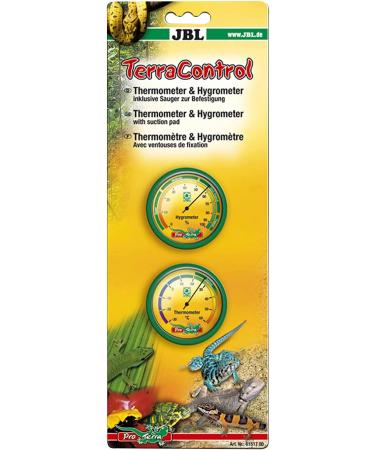 Buy JBL Terra Control 61517 Thermometer & Hygrometer for Terrariums | Accurate Suction Cup Mounted Measurement - Buy Online on GoSupps.com