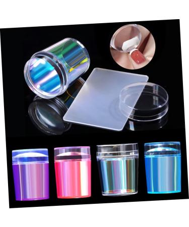 minkissy 16 Sets Nail Stamp Template Silicone Nail Stamper Nail Polish Accessories Nail Polish Stamp Nail Stamper Plate Jelly Nail Stamper Nail Stamping Kit Pp French Tip Nail Tool Pointy - Buy Online on GoSupps.com