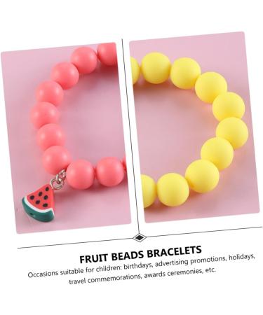 ifundom 3pcs Children's Bracelet Bracelets for Kids Bangles for Kids Bracelet for Girls Kids Bangles Kids Decor Beads for Kids Toddler Accessories Soft Ceramic Frosted Beads Simple - Buy Online on GoSupps.com