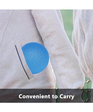 3 x Gel Hand Balls Grip Strength Trainer for Arthritis & Stress Relief - Buy Online on GoSupps.com