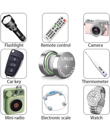 SKOANBE 50PCS SR626SW LR626 AG4 377 1.5V Button Coin Cell Watch Battery - Reliable Power for Watches | Pack of 5 - Buy Online on GoSupps.com