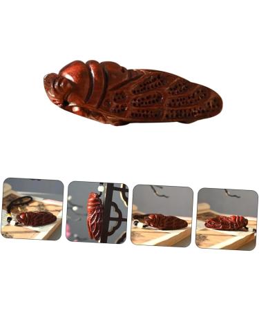 Exceart Wooden Handle Key Rings - Chinese Chain Pendant Unique Wood-Carved Mobile Accessories Cell Phone & Car Keychains Handbag Decorations - Buy Online on GoSupps.com