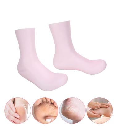 Buy Silicone Moisturizing Gel Socks with Essential Oils for Cracked Heels | Shock Absorbing Pressure Relief - International Shipping Available - Buy Online on GoSupps.com