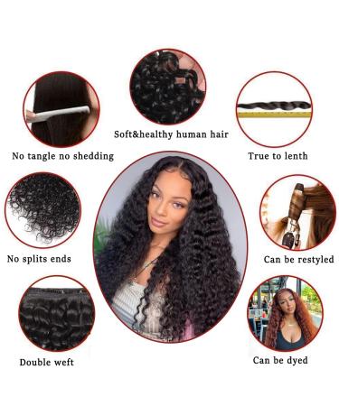 Beautymoon Water Wave Bundles 16 18 20 Inch | 100% Unprocessed Brazilian Virgin Hair | 10A Wet and Wavy Human Hair Extensions for Black Women - Buy Online on GoSupps.com
